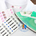 Accept custom order shoes insole tags adhesive hot melting ribbon
